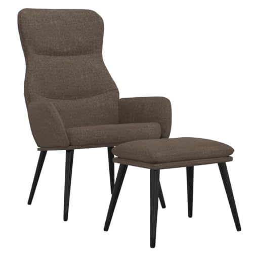 Kangmusi Relaxsessel mit Hocker Taupe Stoff,3097438 Kangmusi Relaxsessel mit Hocker Taupe Stoff,3097438 von Generic