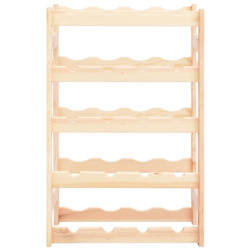 Kangmusi Weinregal für 20 Flaschen Kiefernholz, Beige 286193 Kangmusi Weinregal für 20 Flaschen Kiefernholz, Beige 286193 von Generic