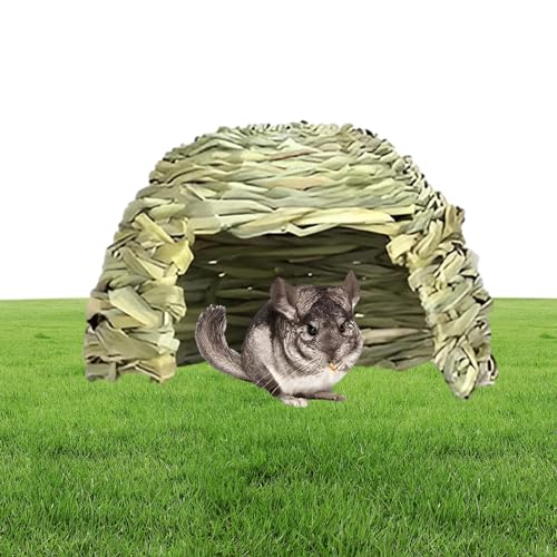 Kaninchengrashaus - gewebtes Tierhütte | Klappbett | Versteck für Meerschweinchen | Versteck für Kleintierspiele, Graskaninchenhaus, Dekoration Kaninchengrashaus - gewebtes Tierhütte | Klappbett | Versteck für Meerschweinchen | Versteck für Kleintierspiele, Graskaninchenhaus, Dekoration von Generic