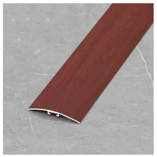 Kantenumleimer Ausgleichsprofil Schwellenstreifen 4,16 × 4,8 × 90 Cm Rampe Übergangsprofil Für Den Boden Der Haustür(Red Walnut) von Generic