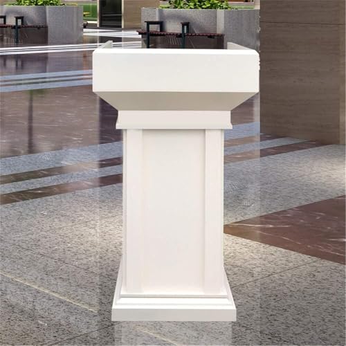 Kanzel Rednerpult Podium Stand Rednerpult Podium Standlectern Massivholz Podium Hochzeit Präsidentschaft Vereidigt Plattform Sprechen Willkommen Empfang Schreibtisch für Unternehmen Campus von Generic