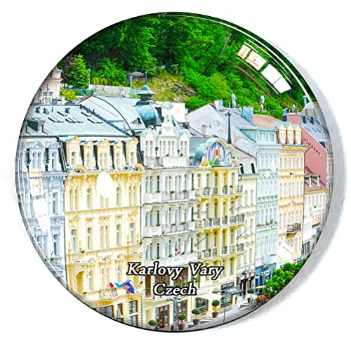 Karlsbad Tschechischer Kühlschrankmagnet Kühlschrank Gefrierschrank Magnet Souvenir Dekoration Magnet Aufkleber Glas Handwerk von Generic