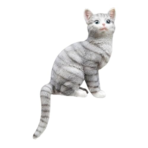 Katze Statue Tier Skulptur Desktop Ornament Dekorative Figur für Rasen Indoor Outdoor Katze Statue Tier Skulptur Desktop Ornament Dekorative Figur für Rasen Indoor Outdoor von HuadaXtai