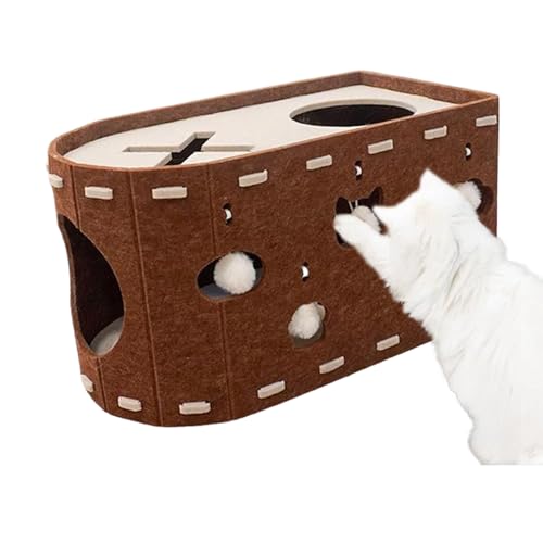 Katzenhaus aus Filz, Katzenkratzer, Versteck für Möbelschutz, Kätzchen, Training, Spielzeug, Wohnung, Wohnzimmer, Wohnzimmer, Wohnung, Balkon, Schlafzimmer, Wohnzimmer Katzenhaus aus Filz, Katzenkratzer, Versteck für Möbelschutz, Kätzchen, Training, Spielzeug, Wohnung, Wohnzimmer, Wohnzimmer, Wohnung, Balkon, Schlafzimmer, Wohnzimmer von Generic