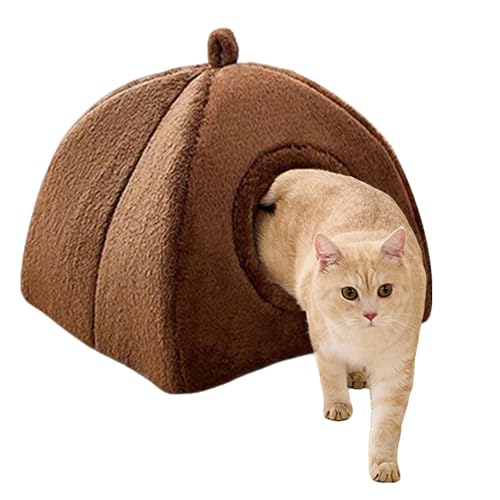 Katzenhaus für Katzen, weiches und warmes Bett zum Ausruhen von Haustieren | Thermo für Katzenwelpen, Zubehör für kleine große Katzen Katzenhaus für Katzen, weiches und warmes Bett zum Ausruhen von Haustieren | Thermo für Katzenwelpen, Zubehör für kleine große Katzen von Generic