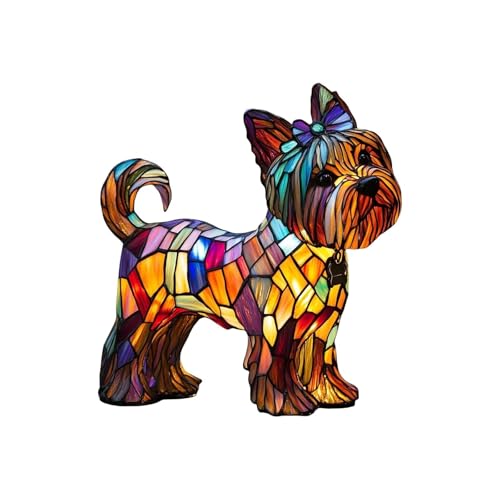 Katzenlampe, Französische Bulldoggenlampe, Tischnachtlicht Aus Kunstharz Mit Tiermotiv, Süßes Haustiergeschenk Für Hundeliebhaber(O,S) von Generic