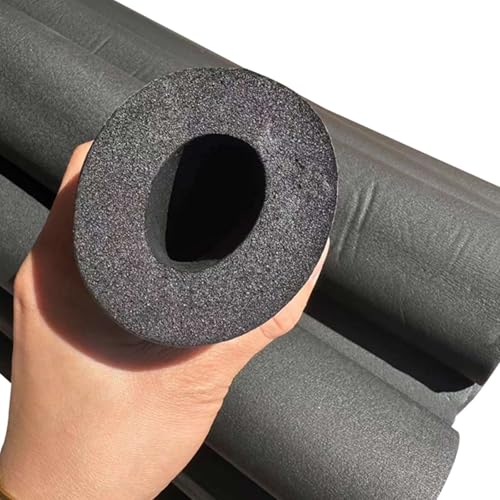 Kautschuk Rohrisolierung Wasserrohrisolierung Geschlossenzelliger Schaumstoffschlauch ID 22 25 27 32 34 43 48 57 60 76 89 108 110 114.0 mm Flexible Isolierung Rohr 1 Stück(89.0mm/3-1/2") von Generic