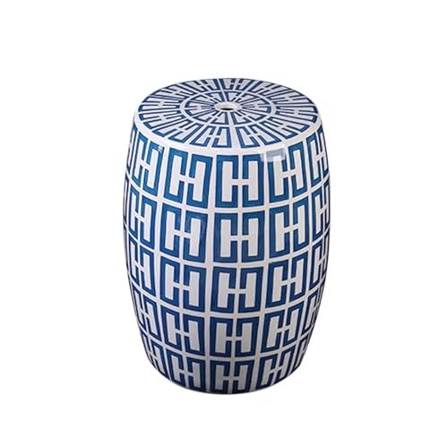 Keramik Gartenhocker Glasiert Outdoor Akzent Hocker, Beistelltisch Terrasse, Dekorativer Sitzhocker for Wohnzimmer, Balkon und Garten Keramik Gartenhocker Glasiert Outdoor Akzent Hocker, Beistelltisch Terrasse, Dekorativer Sitzhocker for Wohnzimmer, Balkon und Garten von Generic
