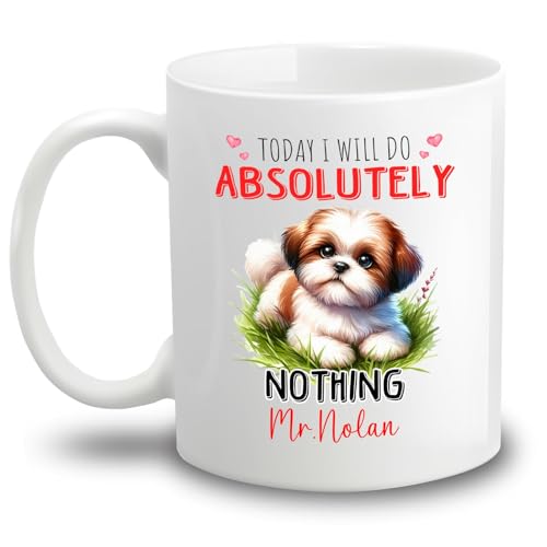 Keramik Tasse Heute Werde Ich Absolut Nichts Tun Teetassen,Mit Großem Henkel,Modern,Kaffeebecher Für Muttertag Männer Freundin 330Ml Keramik Tasse Heute Werde Ich Absolut Nichts Tun Teetassen,Mit Großem Henkel,Modern,Kaffeebecher Für Muttertag Männer Freundin 330Ml von Generic