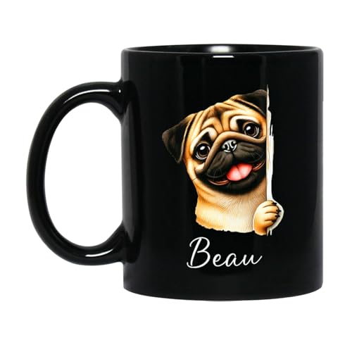 Keramik Tasse Mops Tasse,Modern,Mehrfarbig,Tassen Für Tee Kaffee Muttertag 330Ml Keramik Tasse Mops Tasse,Modern,Mehrfarbig,Tassen Für Tee Kaffee Muttertag 330Ml von Generic