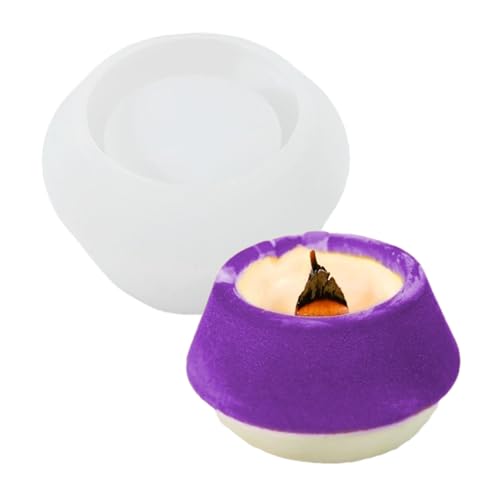Kerzenständer Formen, Teelicht-Kerzenhalter Silikonform - Silikon Runde Teelichtform Kerzenform - Silikon Kerzenhalter Form Kerzenhalter für Kerzenhalter Herstellung von Generic