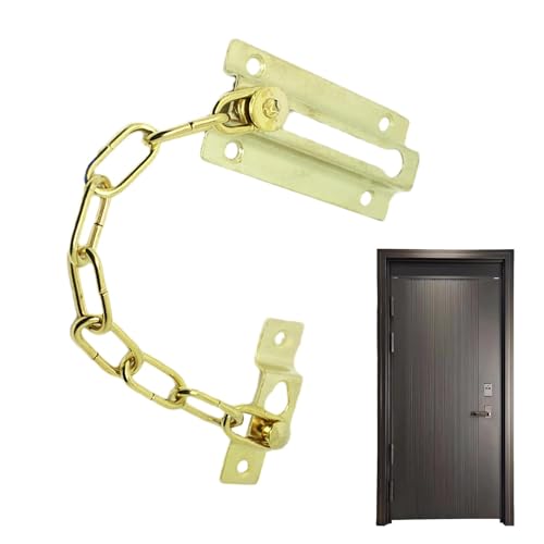 Kettentürschutz, Sicherheitstürschutz, Kettenschlösser mit Diebstahlsicherung - Metallkettenschlösser mit verdicktem Kettenschutz für Innentür von Generic