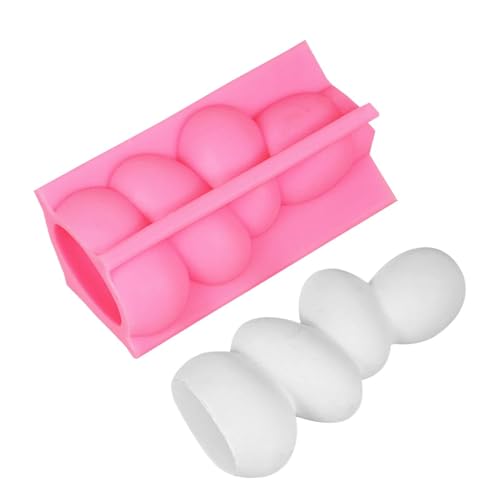 Kieselform für Vasen, Antihaft-Silikonform in Kieselform | elegante Formen zum Basteln, multifunktionale flexible Vasenform für Harz, Kerze von Generic