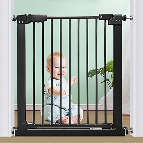 Kinder Sicherheit Tor Auto Schließen Schaukel Schließen Treppe Zaun Haustierschutz Hoch Und Breiter Druck Passen Sicherheit Tor Tragbarer Kinder Haustier Sicherheit Zaun/217-227Cm von Generic