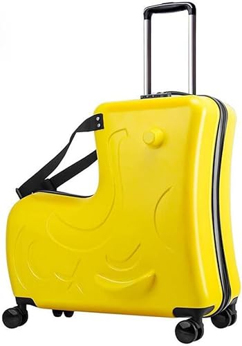Kinder Sitzkoffer Auf Rädern Kinder 20/24 Zoll Rutsche Rollgepäck Reise Holz Pferd Trolley Koffer Baby Reise Valise, B, 20 inches Kinder Sitzkoffer Auf Rädern Kinder 20/24 Zoll Rutsche Rollgepäck Reise Holz Pferd Trolley Koffer Baby Reise Valise, B, 20 inches von Generic