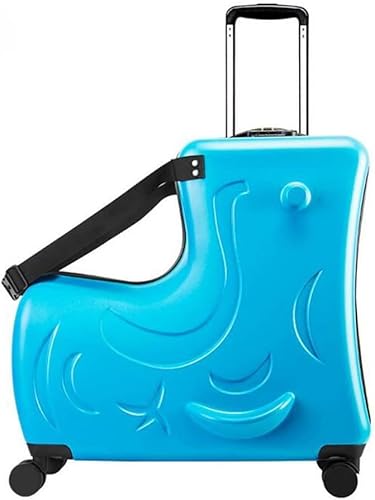 Kinder Sitzkoffer Auf Rädern Kinder 20/24 Zoll Rutsche Rollgepäck Reise Holz Pferd Trolley Koffer Baby Reise Valise, D, 24 inches Kinder Sitzkoffer Auf Rädern Kinder 20/24 Zoll Rutsche Rollgepäck Reise Holz Pferd Trolley Koffer Baby Reise Valise, D, 24 inches von Generic