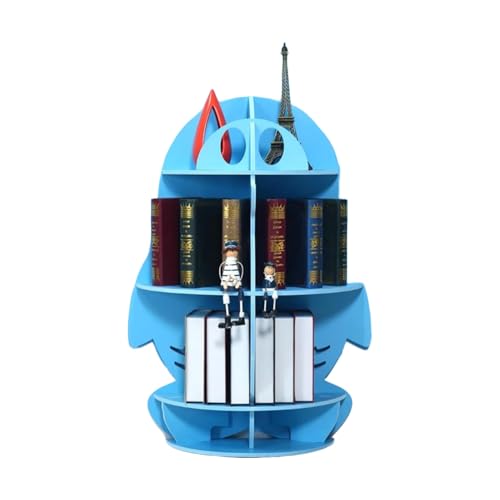 Kinderbücherregal, einfaches Bücherregal aus Holz, Regal mit starker Tragfähigkeit, geeignet for den Kindergarten zu Hause(Color3) von Generic