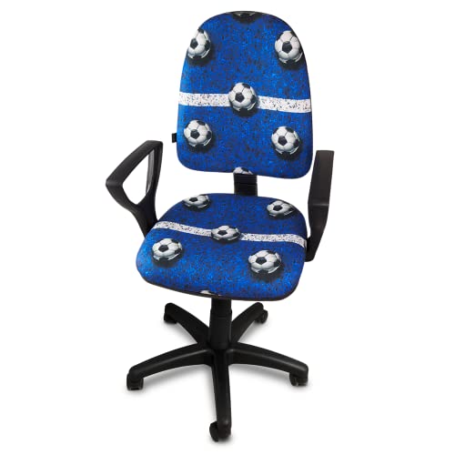ARTOFIS Schreibtischstuhl mit Höhenverstellbar für Kinder - Ergonomischer Kinderschreibtischstuhl mit 5 Rollen, Drehbarer Jungendstuhl mit Rückenlehne Blau von ARTOFIS