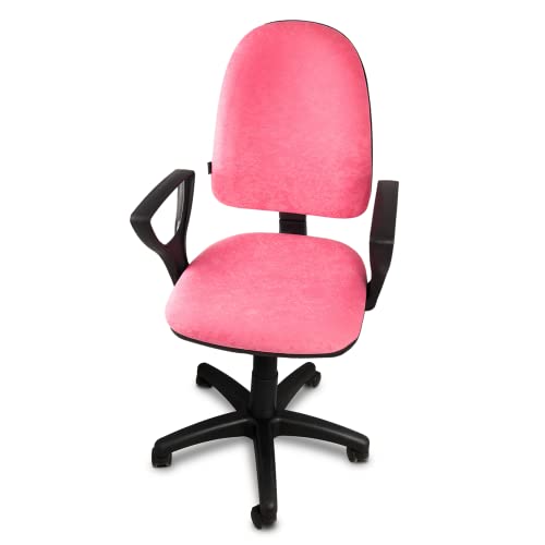 ARTOFIS Schreibtischstuhl Kinder mit Höhenverstellbar - Kinderschreibtischstuhl aus Mikrofasermaterial - Bürostuhl Kinder mit Ergonomischer Schaumstoff - 120kg Belastbar, 5 Rollen (Rosa) von ARTOFIS