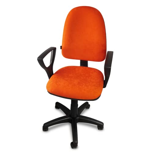 ARTOFIS Schreibtischstuhl mit Höhenverstellbar für Kinder - Ergonomischer Kinderschreibtischstuhl mit 5 Rollen, Drehbarer Jungendstuhl mit Rückenlehne, Orange von ARTOFIS