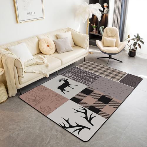 Kinderteppich Tier Elchbär - Kurzflor Teppich Kinderzimmer Spielteppich Antiallergen Und Extra Weich - Babyzimmer Teppiche Für Junge Und Mädchen Babyteppich 80 X 120 cm -3532817895514 Kinderteppich Tier Elchbär - Kurzflor Teppich Kinderzimmer Spielteppich Antiallergen Und Extra Weich - Babyzimmer Teppiche Für Junge Und Mädchen Babyteppich 80 X 120 cm -3532817895514 von Generic