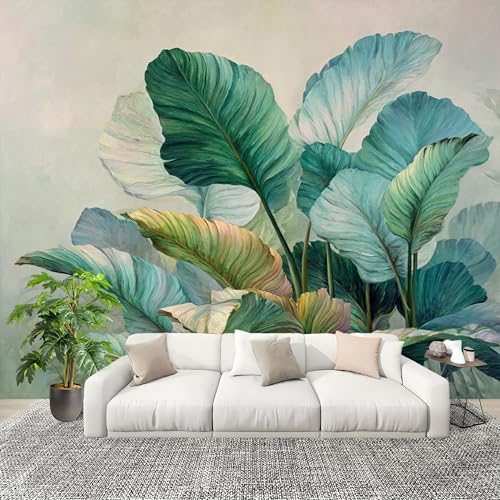 Kinderzimmer Fototapete Panorama, Tropisches Pflanzenmuster Wandbild Wandposter, GrüN Wandtapete Wohnzimmer Wanddeko Vlies Tapeten Poster TV Hintergrund Wandbilder 400x280 cm Kinderzimmer Fototapete Panorama, Tropisches Pflanzenmuster Wandbild Wandposter, GrüN Wandtapete Wohnzimmer Wanddeko Vlies Tapeten Poster TV Hintergrund Wandbilder 400x280 cm von Generic