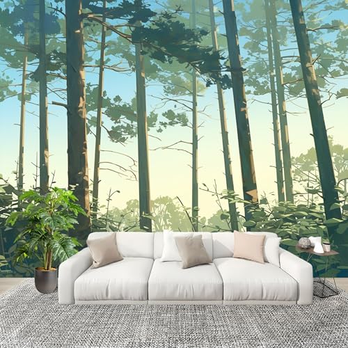 Kinderzimmer Fototapete Panorama, Waldlandschaftsmuster Wandbild Wandposter, GrüN Wandtapete Wohnzimmer Wanddeko Vlies Tapeten Poster TV Hintergrund Wandbilder 400x280 cm Kinderzimmer Fototapete Panorama, Waldlandschaftsmuster Wandbild Wandposter, GrüN Wandtapete Wohnzimmer Wanddeko Vlies Tapeten Poster TV Hintergrund Wandbilder 400x280 cm von Generic