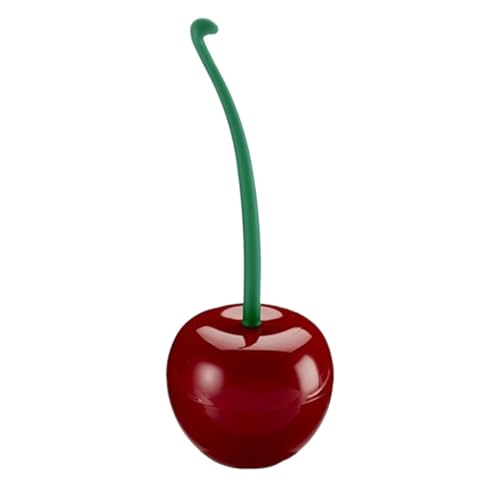 Kirsch-Toilettenbürsten-Set, Kirsch-Toilettenbürste, Set aus Toilettenschüssel-Bürste und Halter | Niedliche Toilettenbürste mit langem Griff und Kirsch-Toilettenbürste. Kirsch-Toilettenbürste. Kirsch von Generic