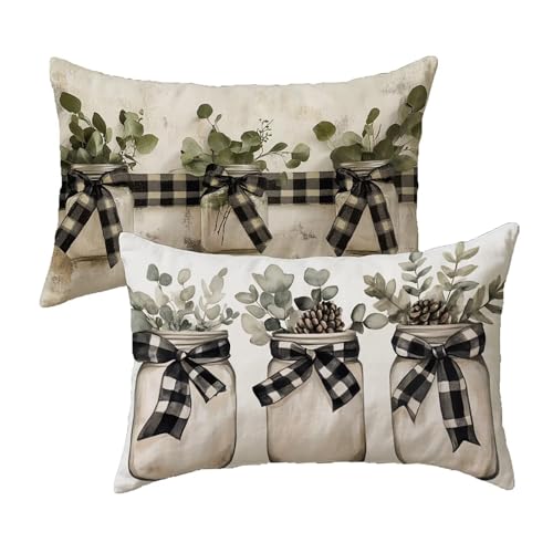 Kissenbezug 40x60 Braun Outdoor Kissen Modern Kissenbezüge Wasserfest Samt Dekokissen Rechteckiger Doppelseitig Bedruckter Herbst Kissenhülle für Bett Schlafzimmer Wohnzimmer Deko 2er Set y-675 Kissenbezug 40x60 Braun Outdoor Kissen Modern Kissenbezüge Wasserfest Samt Dekokissen Rechteckiger Doppelseitig Bedruckter Herbst Kissenhülle für Bett Schlafzimmer Wohnzimmer Deko 2er Set y-675 von Generic