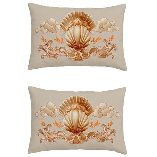 Kissenbezug 40x60cm Outdoor Kissen Orange Rechteckig Deko Kissen Einfach Double Sided Printing 2er Set Outdoorkissen Garten Balkon Deko Sofakissen für Wohnzimmer Herbst Garten Balkon Geschenke l-m132 Kissenbezug 40x60cm Outdoor Kissen Orange Rechteckig Deko Kissen Einfach Double Sided Printing 2er Set Outdoorkissen Garten Balkon Deko Sofakissen für Wohnzimmer Herbst Garten Balkon Geschenke l-m132 von Generic