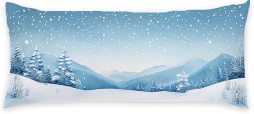 Kissenbezug 50 x 150 Seitenschläferkissen Bezug Blau Schlafkissen Seitenschläfer Landschaft Kopfkissenbezug Super Weich Kissen Seitenschläfer, Zip Schwangerschaftskissen, Deko für Kissen Bett P-913 Kissenbezug 50 x 150 Seitenschläferkissen Bezug Blau Schlafkissen Seitenschläfer Landschaft Kopfkissenbezug Super Weich Kissen Seitenschläfer, Zip Schwangerschaftskissen, Deko für Kissen Bett P-913 von Generic