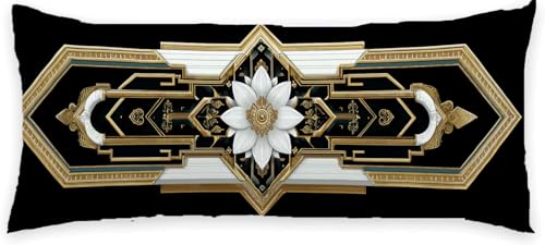 Kissenbezug 50 x 150 Seitenschläferkissen Bezug Schwarz Schlafkissen Seitenschläfer Nordeuropa Kopfkissenbezug Super Weich Kissen Seitenschläfer, Schwangerschaftskissen, Deko für Kissen Bett P-955 Kissenbezug 50 x 150 Seitenschläferkissen Bezug Schwarz Schlafkissen Seitenschläfer Nordeuropa Kopfkissenbezug Super Weich Kissen Seitenschläfer, Schwangerschaftskissen, Deko für Kissen Bett P-955 von Generic