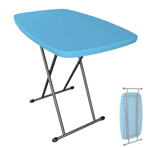 Klappbar Trimmtisch für Hunde Frisiertisch Hund Klein, 4 Stufige Höhenverstellung 30-45cm 60-75cm, HDPE Material für Katzen und Hunde rutschfeste Tischplatte(Blue) von Generic