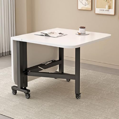 Klappbare Beistelltische for kleine Räume, Küchentisch, Campingtische, die Sich leicht zusammenklappen Lassen, Mehrzweckschreibtisch for Basteln, Arbeiten, Lesen und Spielen(1.2m/4ft) von Generic