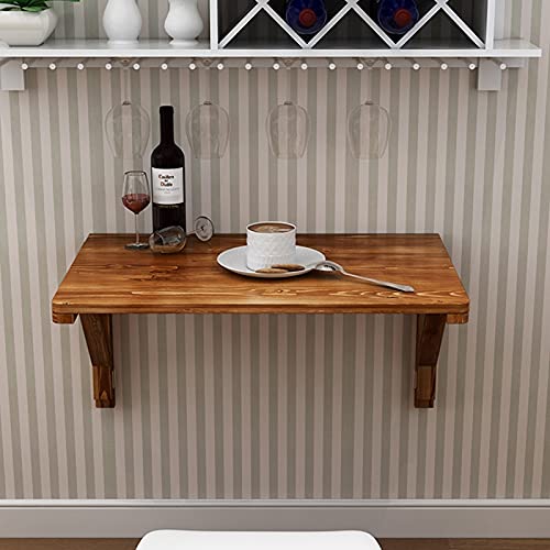 Klappbare Wandtisch für Küche Frühstück Bar kompakte kleine Raum Ecke Computer Schreibtisch Workstation hängende Blätter Schreibtisch Büro Haus Arbeit 60 x 40 cm 70 x 50 cm 80 x 60 cm von Generic