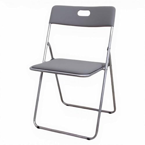 Klappbarer Barhocker Tragbarer, Barhocker Gepolstert und Rückenlehne, Füe Küche, Tresen(Gray) von Generic