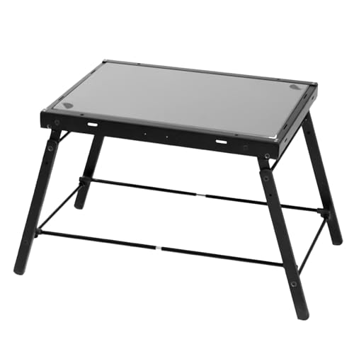 Klappbarer Campingtisch, Klapptisch für Camping | Outdoor Klapptisch – Multifunktionales Schreibtischregal im Freien, leichter Camping-Esszimmer-Ständer für integres Picknick von Generic