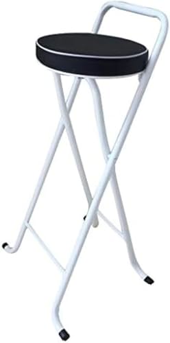 Klappbarer Hoher Hocker Stahlrahmen Pu-Sitz Tragbarer Gepolsterter Faltbarer Frühstücksküchen-barhocker-thekentisch Barstuhl Angelhockergriff Für Einfachen Zugang DREI Farboptionen, A, 65 Klappbarer Hoher Hocker Stahlrahmen Pu-Sitz Tragbarer Gepolsterter Faltbarer Frühstücksküchen-barhocker-thekentisch Barstuhl Angelhockergriff Für Einfachen Zugang DREI Farboptionen, A, 65 von Generic