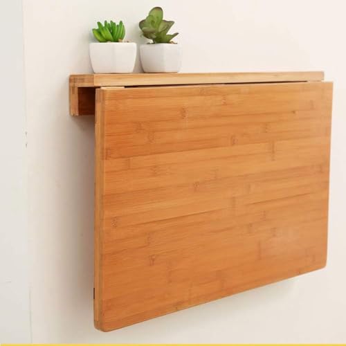 Klappbarer Küchen-esstisch Wandmontierter Klapptisch Bambus-computertisch Multifunktions-Schreibtisch Für Kleine Räume, White, 100 * 55cm Klappbarer Küchen-esstisch Wandmontierter Klapptisch Bambus-computertisch Multifunktions-Schreibtisch Für Kleine Räume, White, 100 * 55cm von Generic