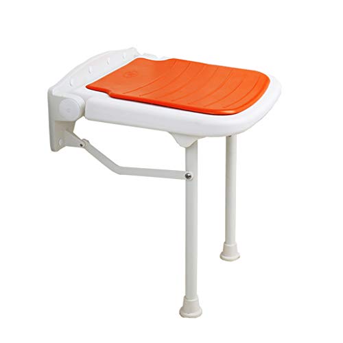 Klappbarer Schuhwechselhocker Wandmontierter Duschhocker 300 kg Tragkraft Rutschfestes Design Dicke Basis Benutzerfreundliches Design Luftfahrt-Aluminium Einfache Installation von Generic