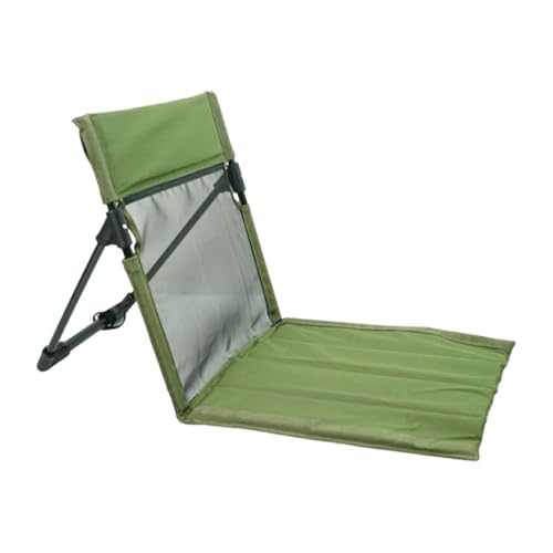 Klappbarer Strandstuhl - Terrassenstuhlauflagen Niedriglehner | Campingstuhl Faltbar | Patio -Stuhl Mit Rückenlehne | Tragbarer Strandstuhl | Bodensitz Mit Aufbewahrungsbeutel, Atmungsaktivem Hock von Generic