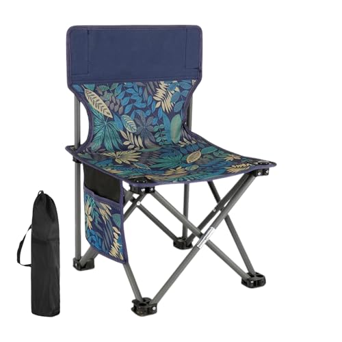 Klapper Campingstuhl, Klappbare Campingstühle, Kompakter Und Klappbarer Strandstuhl Für Erwachsene, Reisestuhl Mit 286 Lb Seitenpocketunterstützung, Tragbarer Campingplatz, Klappstuhl | Kompakter Und von Generic