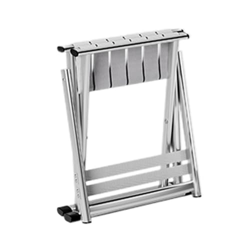 Klappstühle für den Außenbereich - Kreativer Faltbarer Campinghocker Metall Faltbarer Angelstuhl | Gartenmöbel Metall Campingstuhl Camping Picknick Faltbarer Hocker mit Metallrahmen für Garten P von Generic