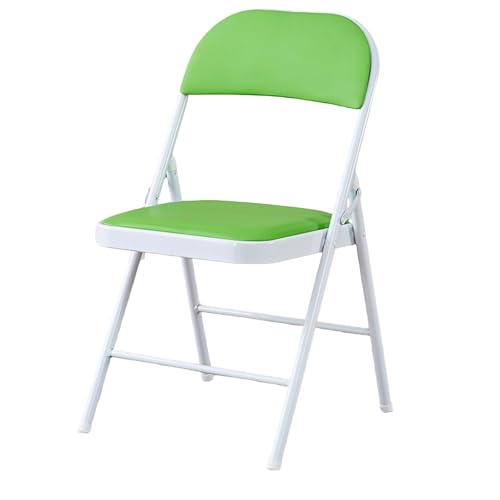 Klappstuhl, Tragbare Gartenstuhl Klappbar, Kein Zusammenbau Erforderlich, Platzsparend, Geeignet für Veranstaltungen im Innen- und Außenbereich, Partys, Büros(Green) von Generic
