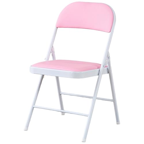 Klappstuhl, Tragbare Gartenstuhl Klappbar, Kein Zusammenbau Erforderlich, Platzsparend, Geeignet für Veranstaltungen im Innen- und Außenbereich, Partys, Büros(Pink) von Generic
