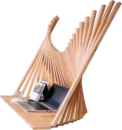 Klapptisch Kleiner Klappbarer Schreibtisch Aus Holz An Der Wand, Um Platz Zu Sparen Robuster Und Stabiler Ständer Für Küche Restaurant Raum von Generic