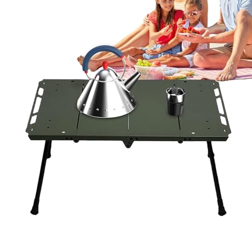 Klapptisch für Camping, Aluminium-Tisch für den Außenbereich, leichter Schreibtisch, multifunktionaler -Essständer für drinnen und draußen, Picknick, Grillen, Hinterhöfe, Klapptisch für Camping, Aluminium-Tisch für den Außenbereich, leichter Schreibtisch, multifunktionaler -Essständer für drinnen und draußen, Picknick, Grillen, Hinterhöfe, von Generic