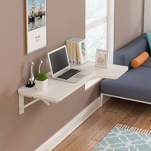 Klapptische Wandmontierter Klapptisch Drop Leaf Esstisch Computertisch Schreibtisch Schreibtisch, White, 100 * 70 * 50 Klapptische Wandmontierter Klapptisch Drop Leaf Esstisch Computertisch Schreibtisch Schreibtisch, White, 100 * 70 * 50 von Generic