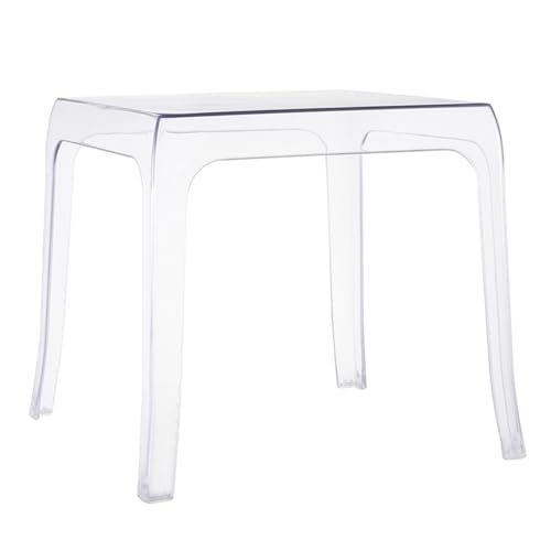 Klarer Acryl-Beistelltisch, Quadratisch, Kleine Couchtische for Das Wohnzimmer, Lazy Man's Artifact, for Drinnen und Draußen von Generic