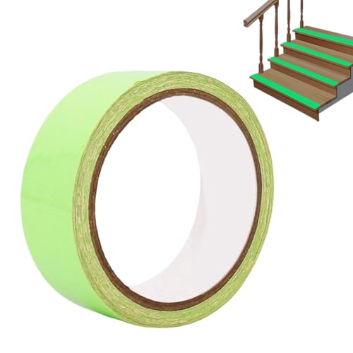 Klebestreifen für Kunst und Handwerk | mit UV-Schwarzlicht für Partyzubehör | Ein Band, das im Dunkeln leuchtet | PVC-Band grün fluoreszierend | Reflektierendes Nachtdekoration von Generic